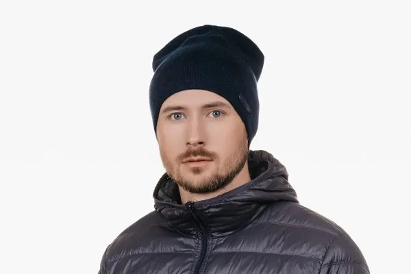 Шапка STARKOFF СТАРК. т.синий В003210 Шапка STARKOFF СТАРК. т.синий В003210